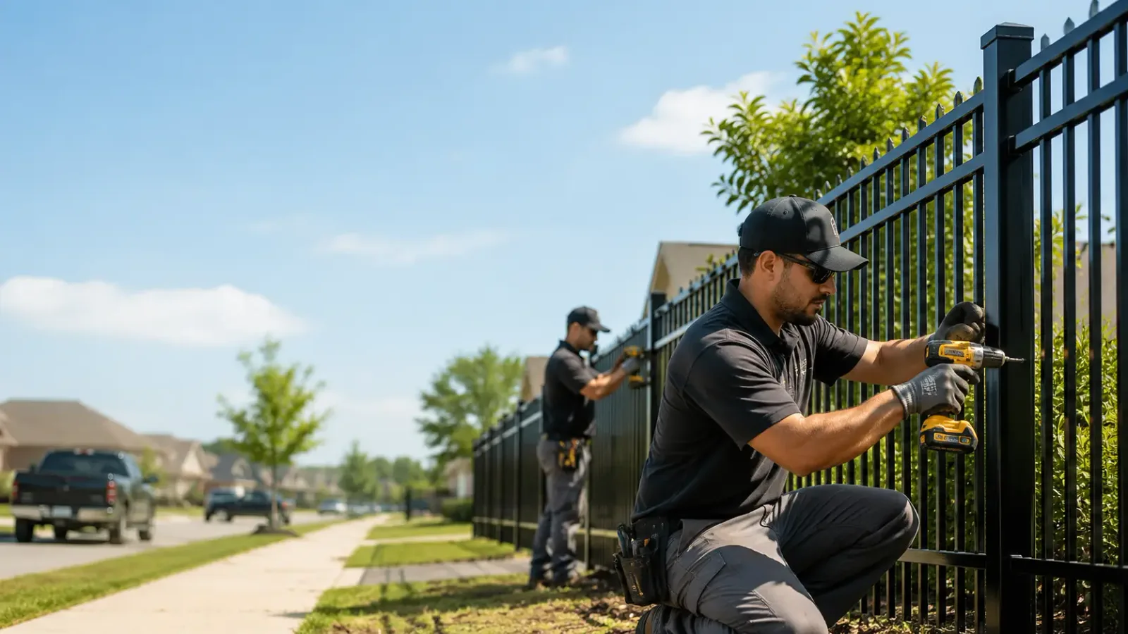 Metal Fence Installation in Paris, MS